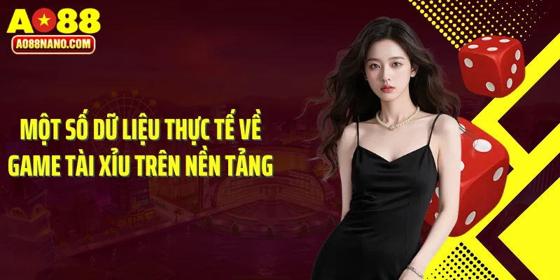 Một số dữ liệu thực tế về game tài xỉu trên nền tảng